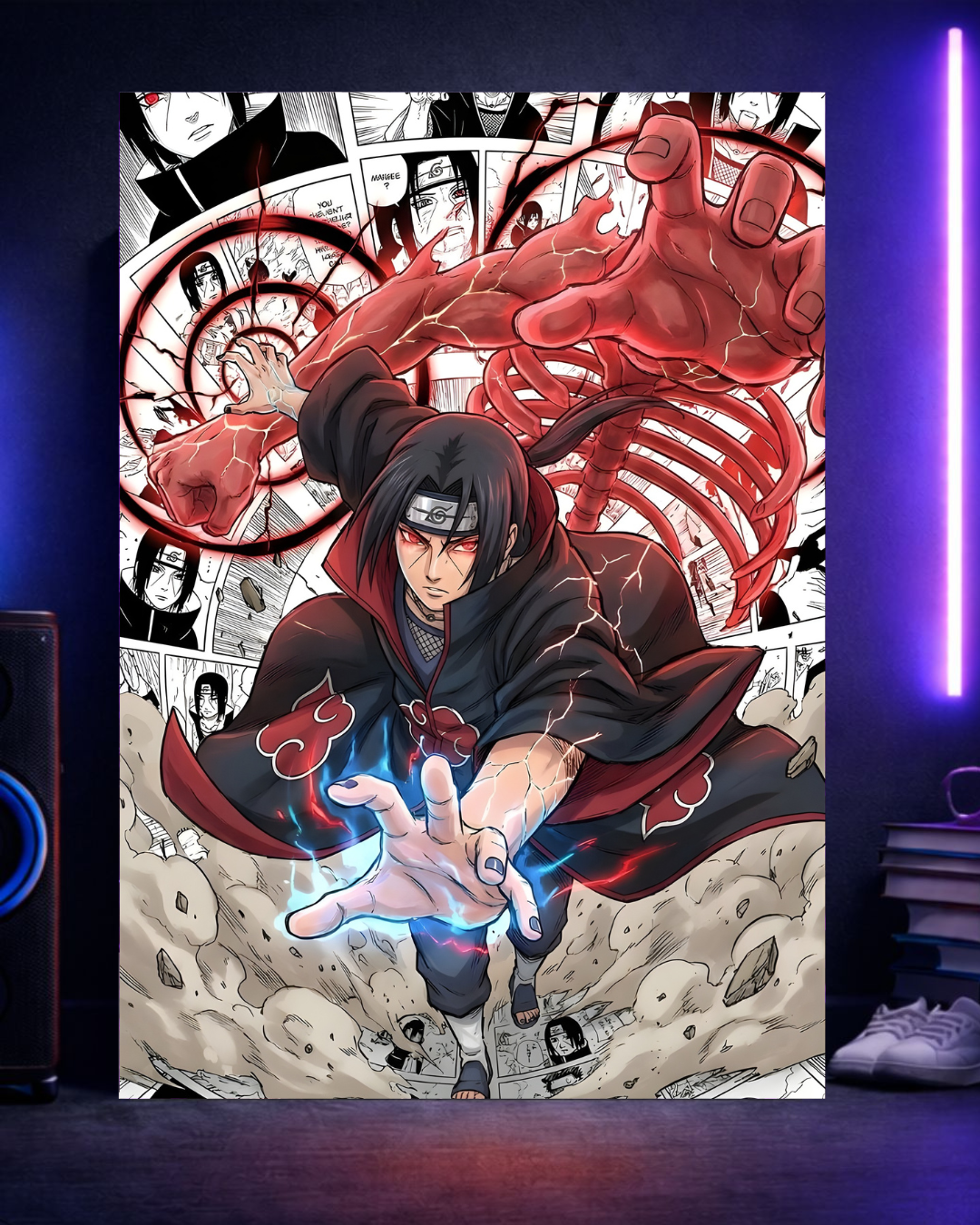 Itachi Uchiha Manga Collage - Image 2