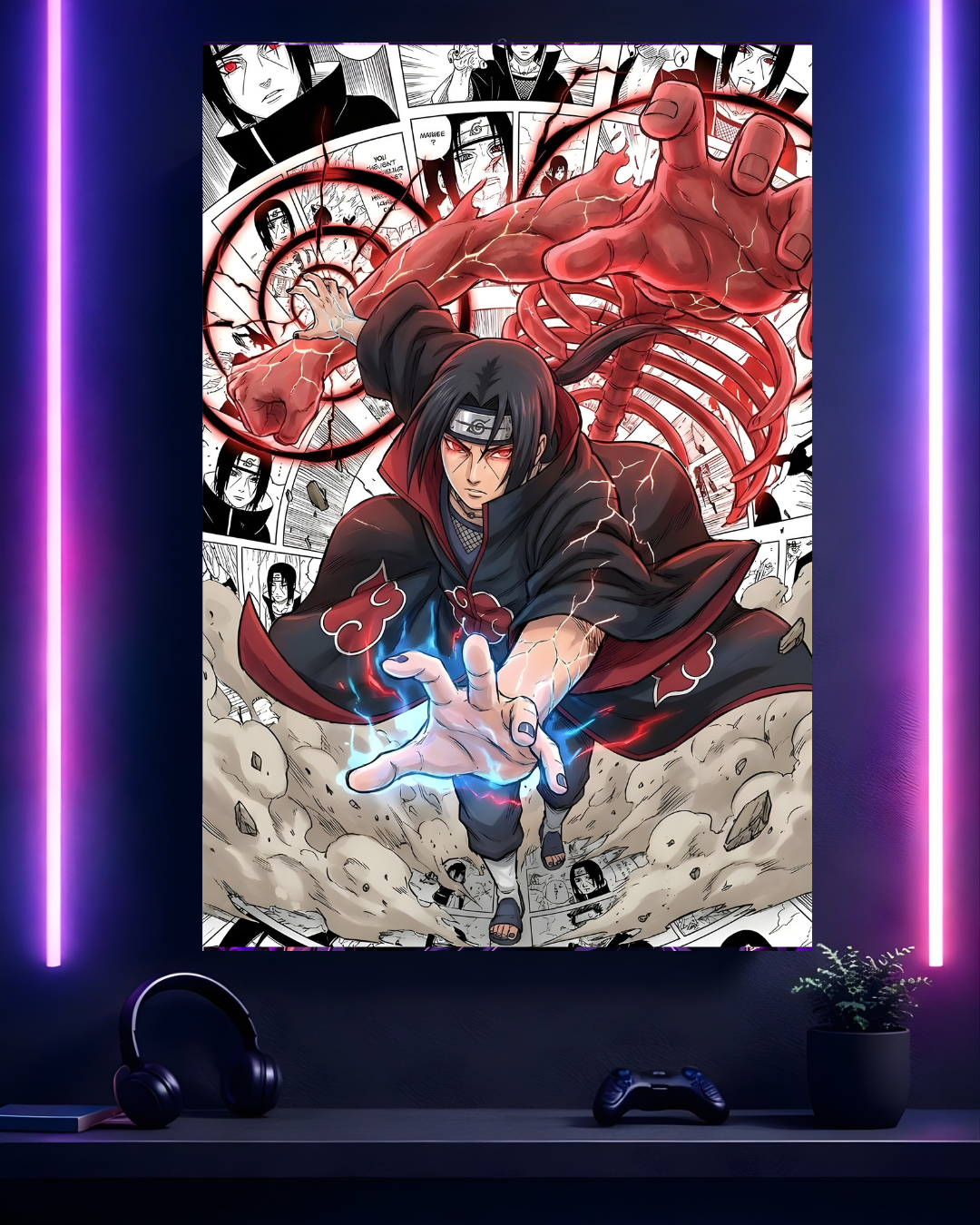 Itachi Uchiha Manga Collage