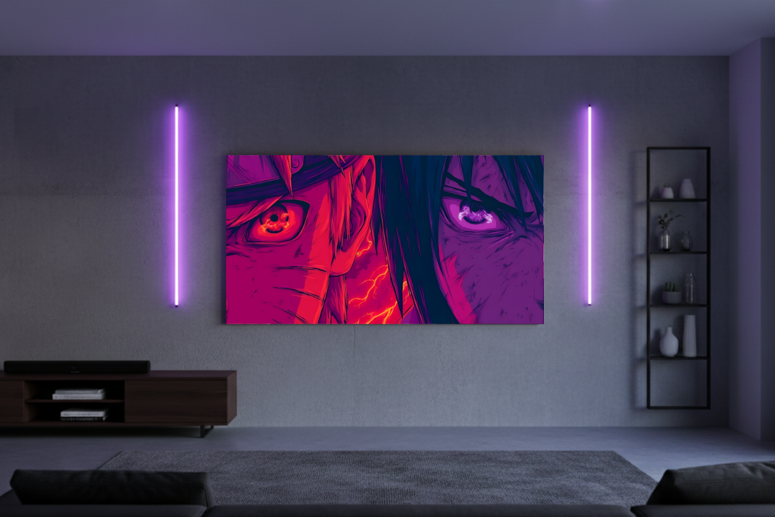 Naruto X Sasuke Poster Frame - Image 2