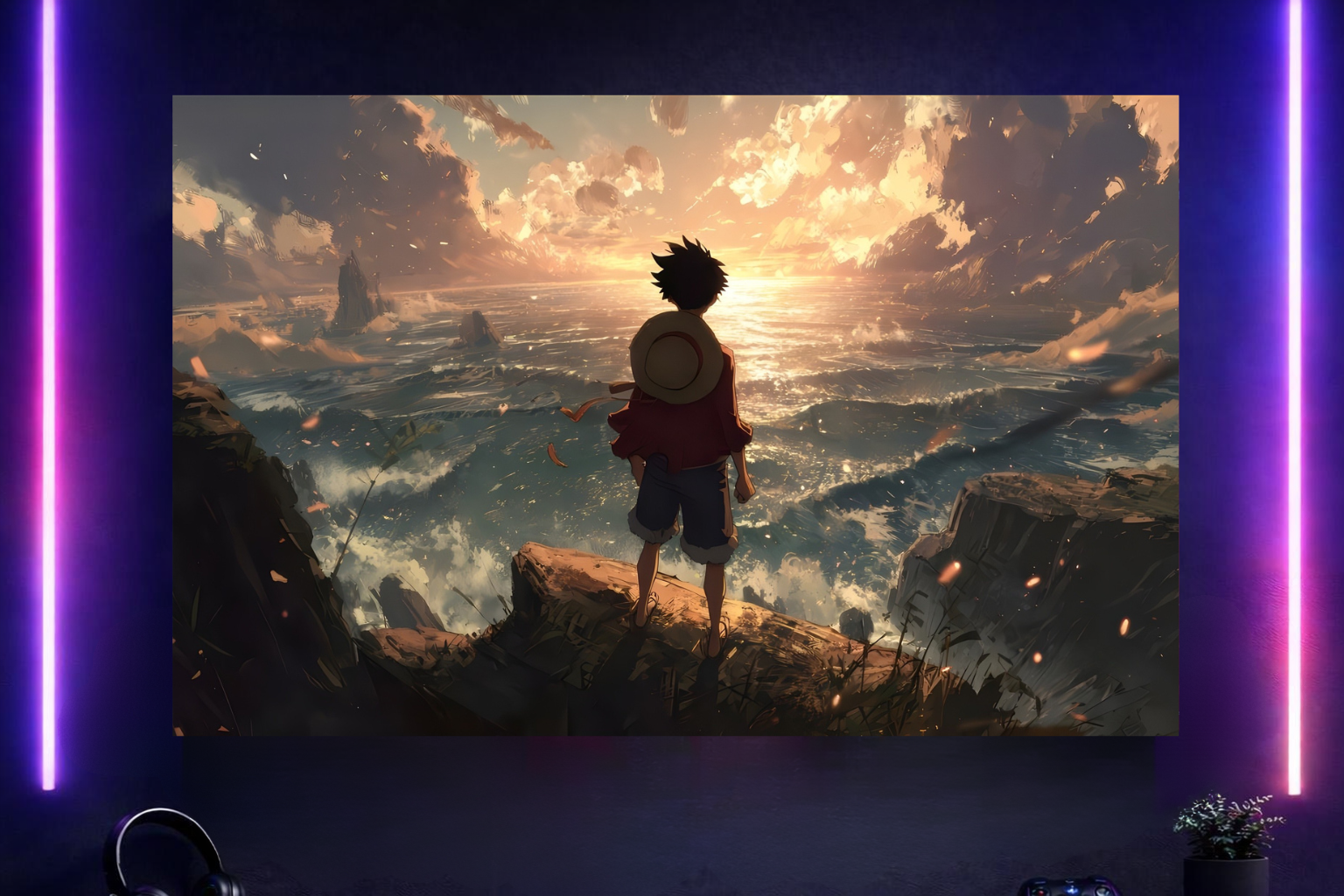 The Endless Horizon: Luffy’s Golden Dawn