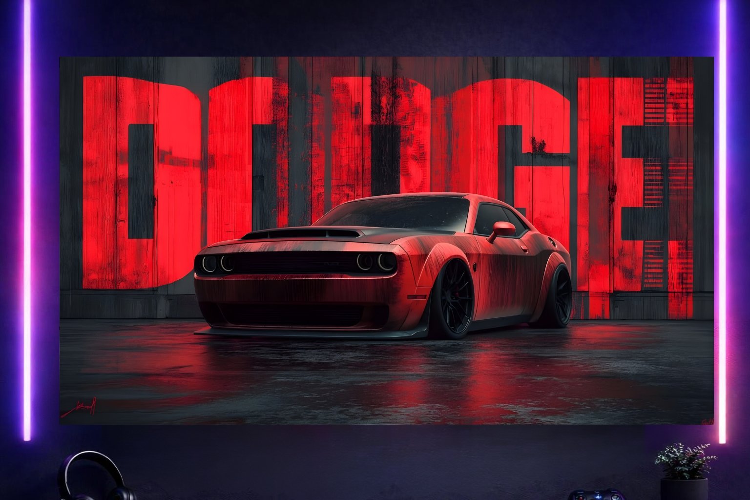 Dodge Challenger | "Industrial Red"