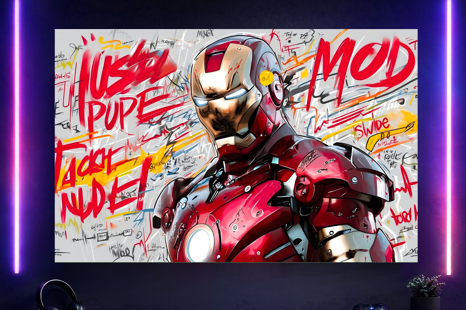 Iron Man | "Stark Tech Graffiti"